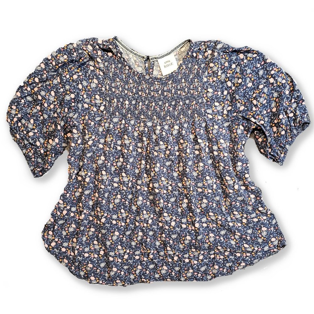 5/$25 Flowy Bohemian Flower Top